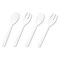 Tablemate 9.5 in. Table Set Plastic Serving Forks and Spoons - White (48/Pack)